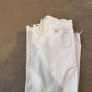 Mother frayed edge women’s jeans